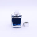 wholesale rattan stick fragrance transparent 100ml empty square reed diffuser glass bottle